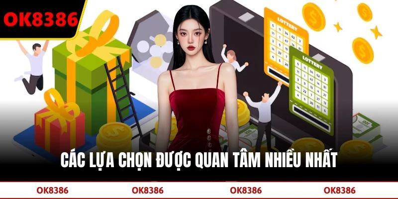 Các lựa chọn được quan tâm nhiều nhất