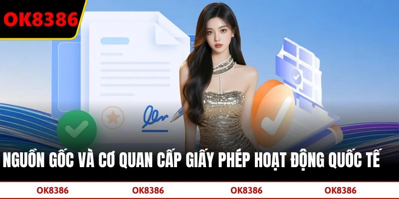 Nguồn gốc và cơ quan cấp giấy phép hoạt động quốc tế